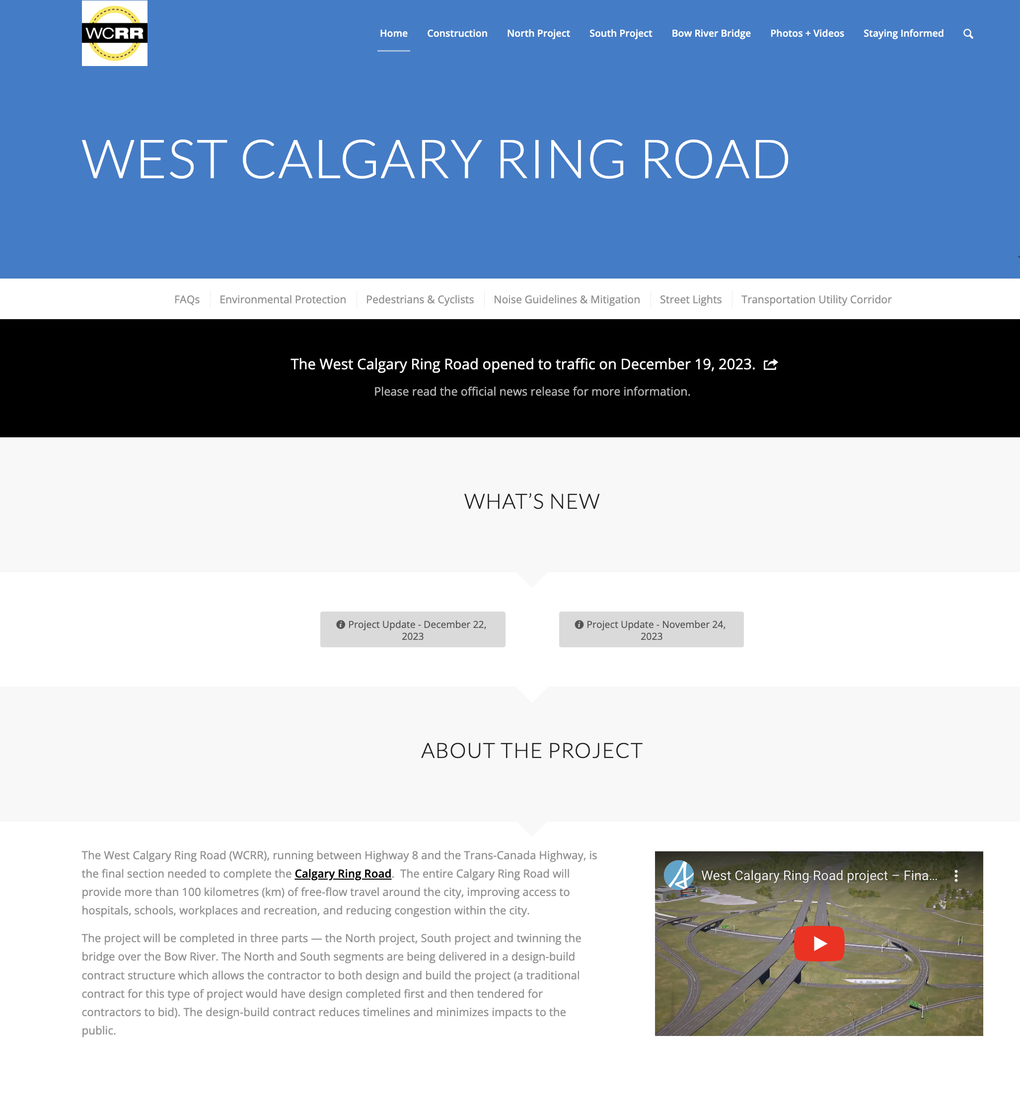 WCRR web-home