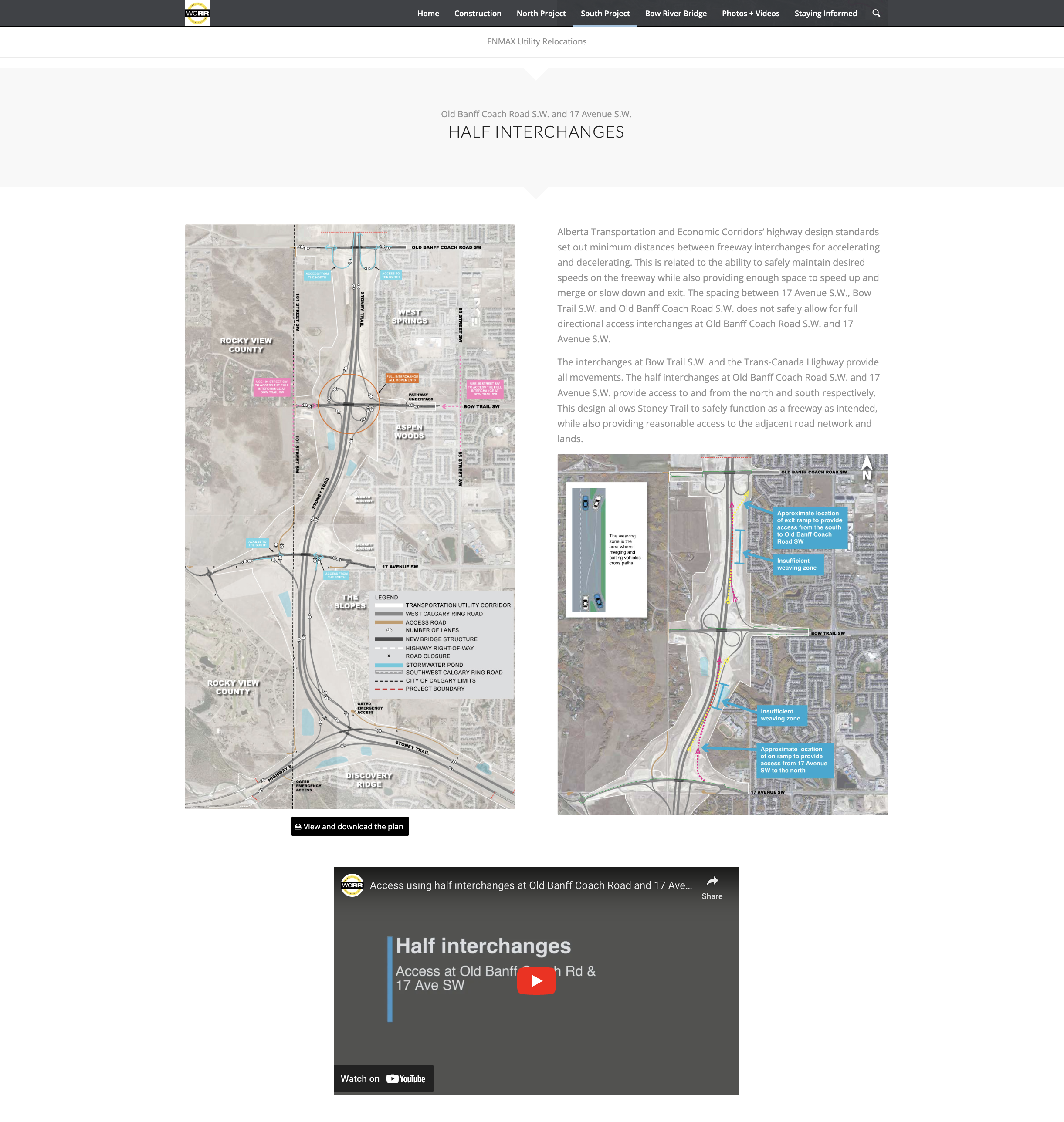 WCRR web-south half interchanges